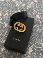 Gucci Original Interlocking GG Silber Gold Herren schwarz Gürtel Hessen - Rüsselsheim Vorschau