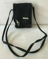 Schmale Travelon Crossbody-Umhängetasche in schwarz Nürnberg (Mittelfr) - Südoststadt Vorschau