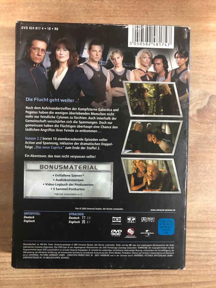 Battlestar Galactica - DVD Box Season  2.2 in Moos