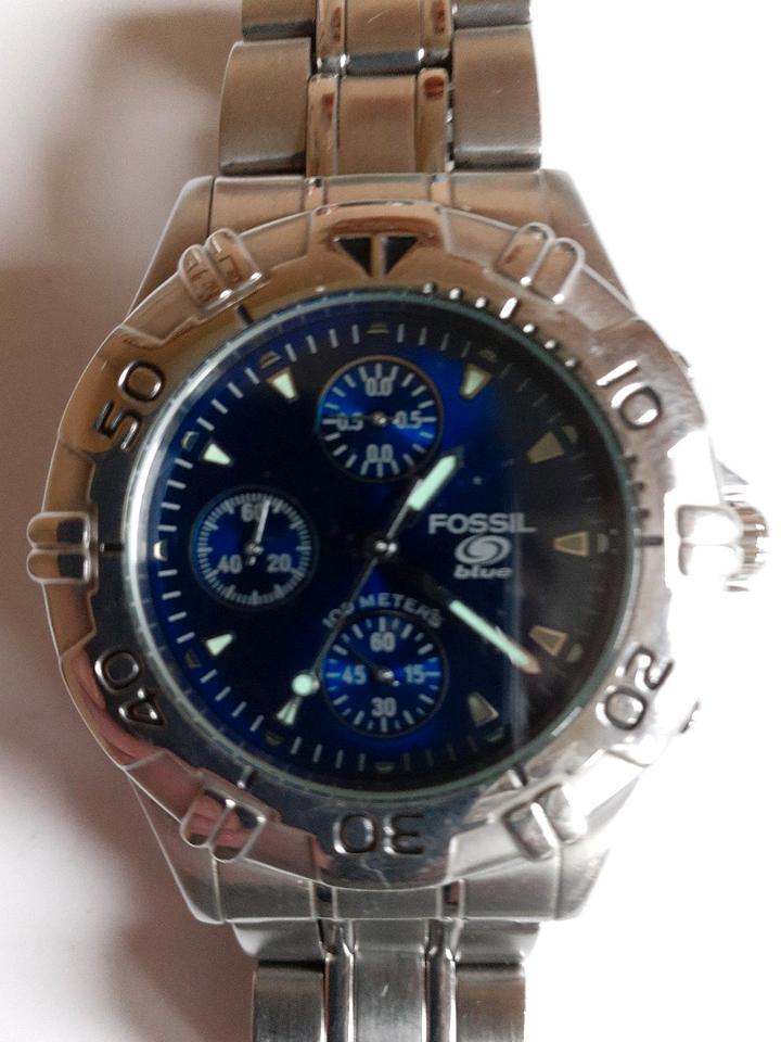 Fossil blue CH 2271 Armbanduhr NEUWERTIG