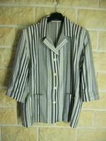 Sommerjacke, Sommerblazer, Jacke, Blazer - Gr. 46/48 - Seersucker Schwarzatal - Meuselbach Vorschau