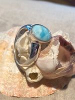 Weissgold Ring 375 Sogni D Oro Larimar Gr. 53 Atlantisstein Leipzig - Connewitz Vorschau