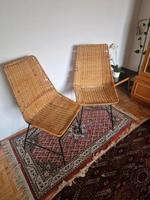 Rattanstühle DDR Vintage Dresden - Striesen-Süd Vorschau