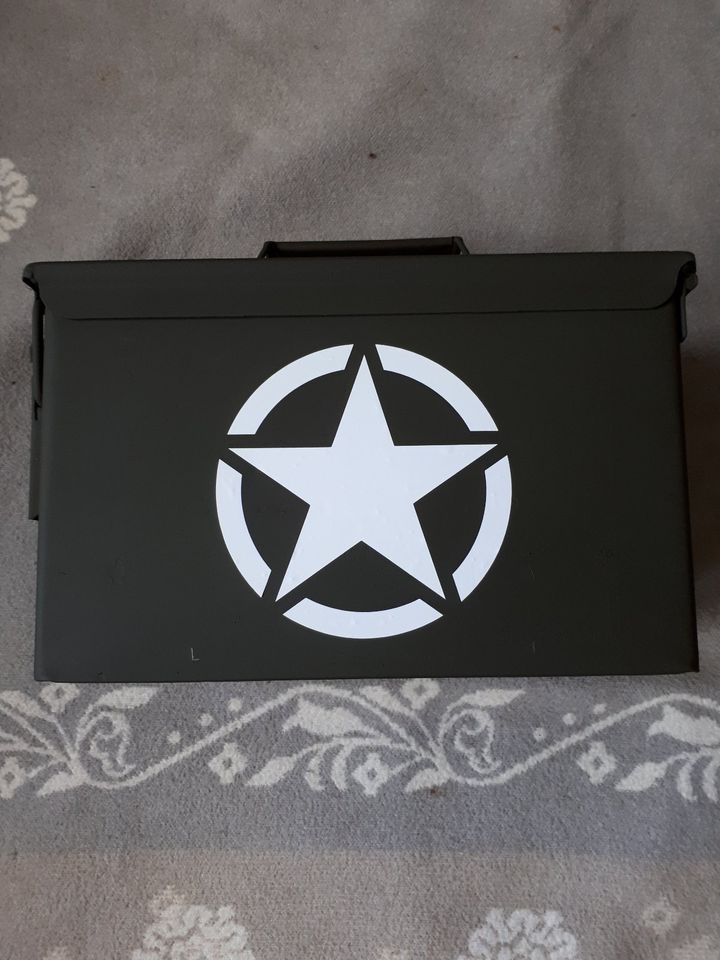 ⭐ US Munitionskiste Ammo Box ⭐ Oliv Werkzeugkoffer Transportbox ⭐ in Essen