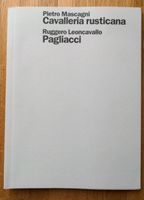 Programmheft Cavalleria Rusticana/ Pagliacci Oper Stuttgart Baden-Württemberg - Reutlingen Vorschau