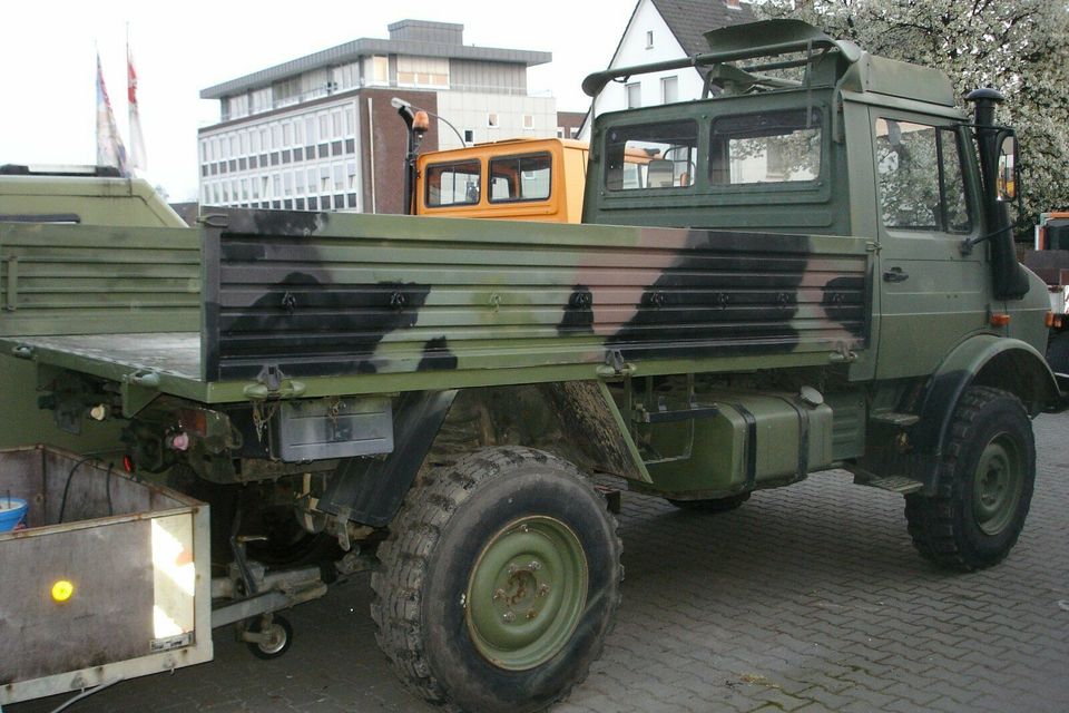 Unimog U 1300 L- ex Bundeswehr -, TÜV neu , H Kennz. in Lienen