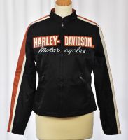 HD Harley-Davidson Damen Motorradjacke Schwarz Weiß Orange Gr. 36 Hessen - Herleshausen Vorschau