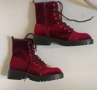 Stiefeletten , roter Samt, Größe  41  , NEU  ! Berlin - Wilmersdorf Vorschau