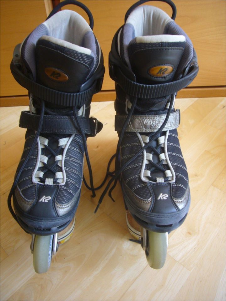 Inliner Inline Skate Gr. 42 K2 Velocity Titanium, 80mm K2-Rollen in Langwedel