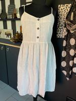 Leinen Kleid Creme weiss Gr. 44 Esmara Sommerkleid Niedersachsen - Uelzen Vorschau