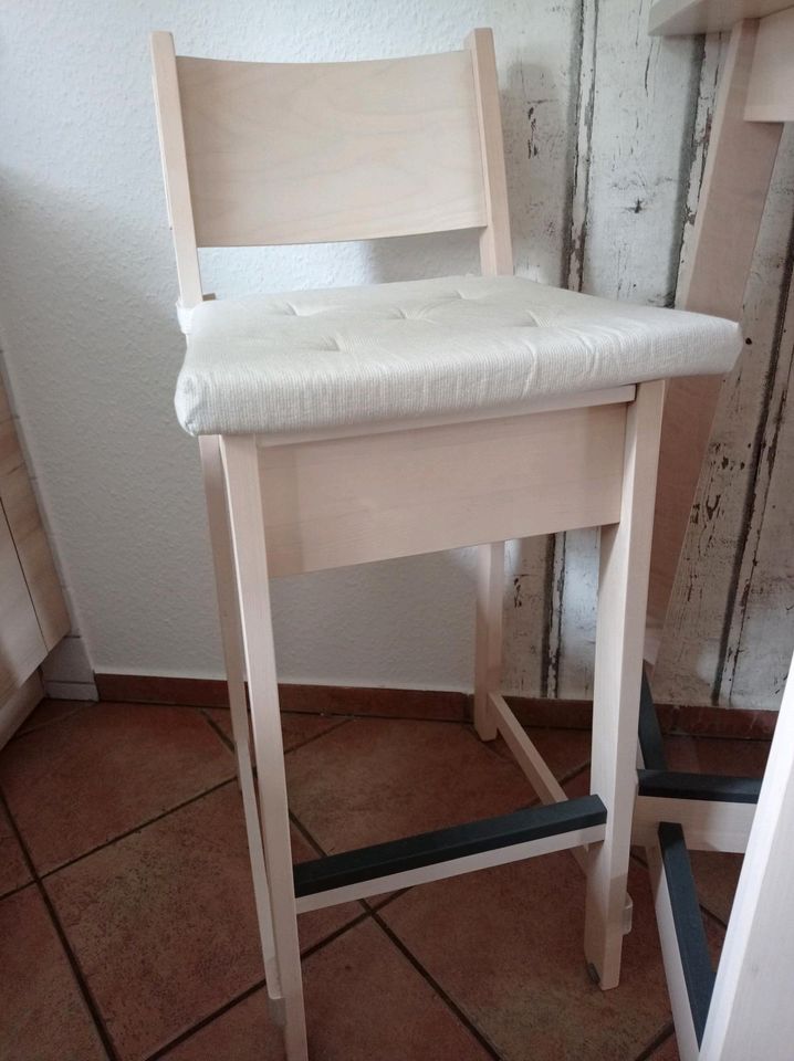 Neuwertiges Ikea Set Norråker Hochtisch+ Stühle inkl. Auflagen in Selmsdorf