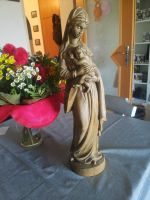 Große Marienfigur (Echtholz 50cm) Maria Jesus Christus Bayern - Ainring Vorschau