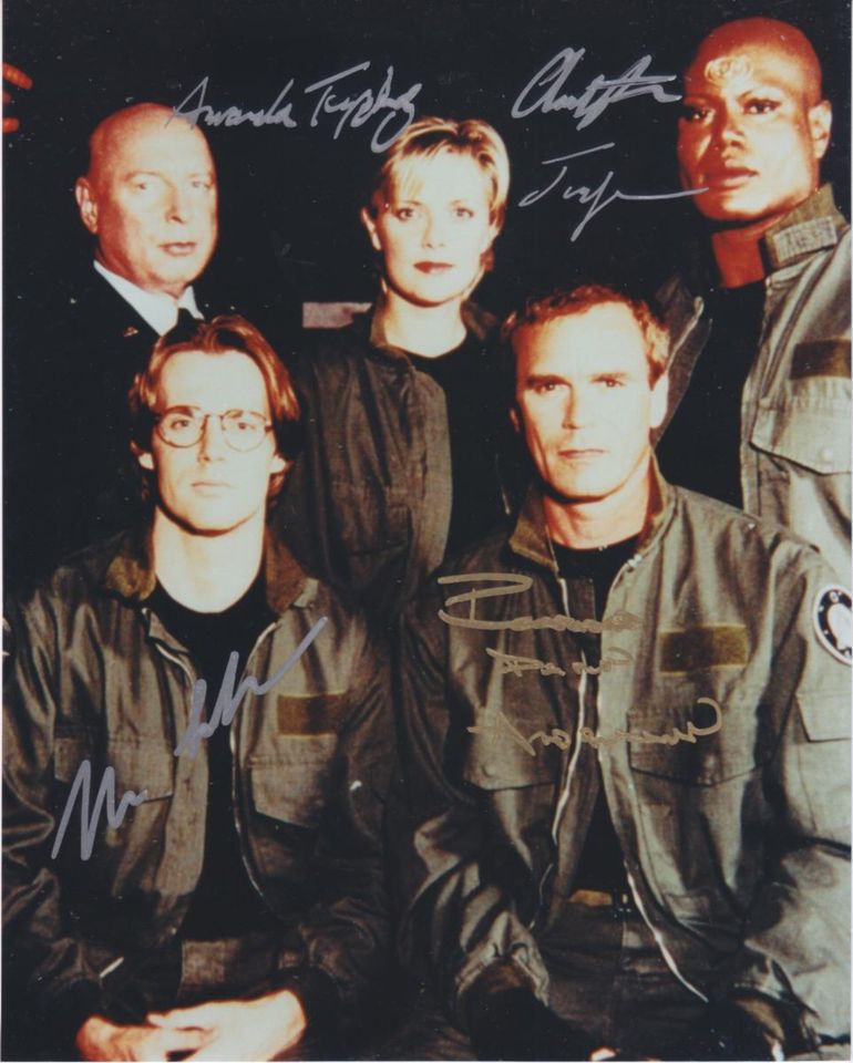 Autogramme Stargate SG-1 Richard Dean Anderson David DeLuise in Nürnberg (Mittelfr)