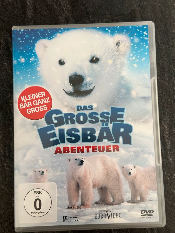 DVD’ skl. Eisbär/gr. Eisbär Abenteuer/Reise Pinguine/ winternacht in Köln