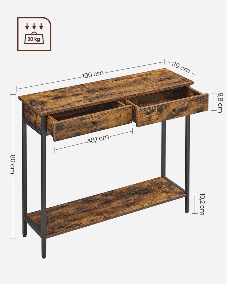 Konsolentisch mit Schubladen, NEUWARE, 79€* in Köln