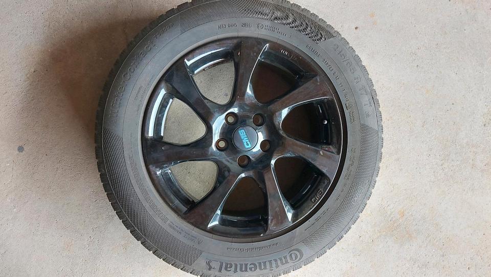 Alufelgen CMS C24 17" mit Winterreifen für Audi VW Skoda Seat in Schongau