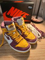 Nike Air Jordan 1 Brotherhood lila, weiß und gelb Bremen - Oberneuland Vorschau