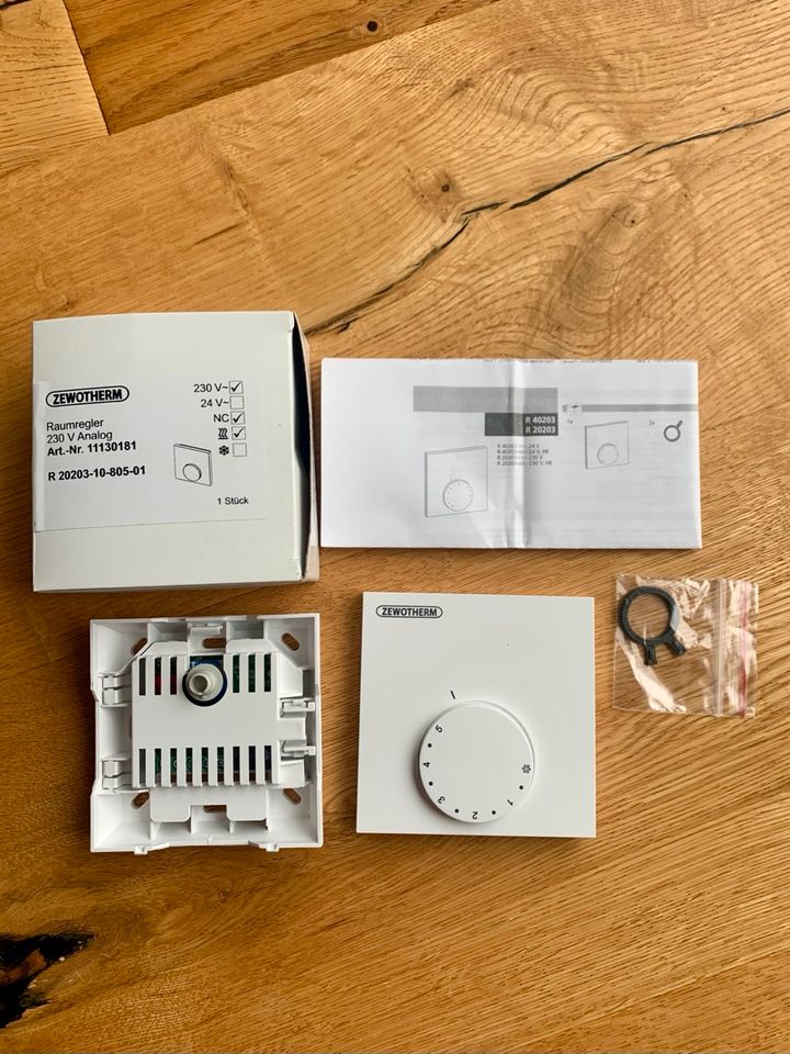 Raumthermostat Zewotherm, Fußbodenheizung, 11130181, Raumregler in Wolferode