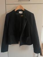 Carine Roitfeld Jacke Schwarz Black Jacket M Uniqlo Wolle Fleece Berlin - Neukölln Vorschau