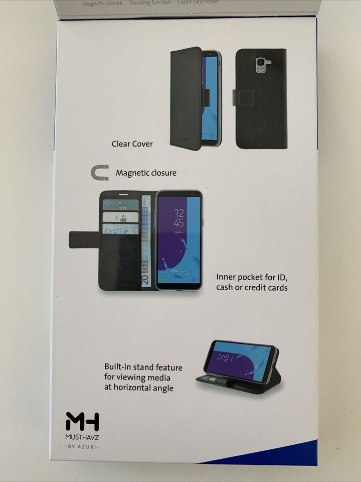 Musthavz Book-style Case für Samsung Galaxy J6 2018 in Illingen