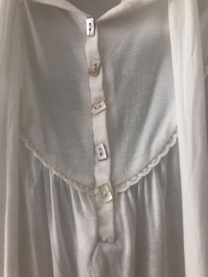 Promod Damen Shirt mit Schluppe Farbe wollweiß Gr. XS in Mitterteich