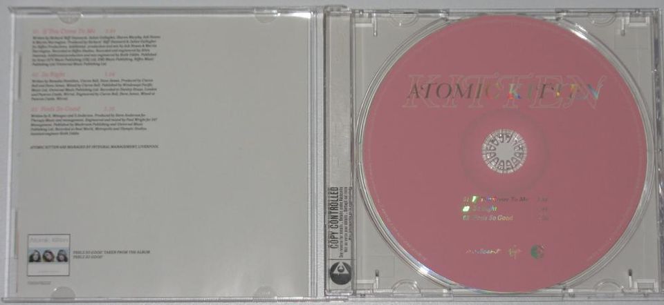 Atomic Kitten, CD If you come to me in Kamen