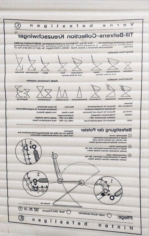 ❗️Till Behrens-Kreuzschwingstuhl ❗️ in Eisenhüttenstadt