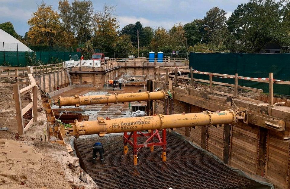 Erdbau - Baugruben - Verbau - Spezialtiefbau in Hamburg