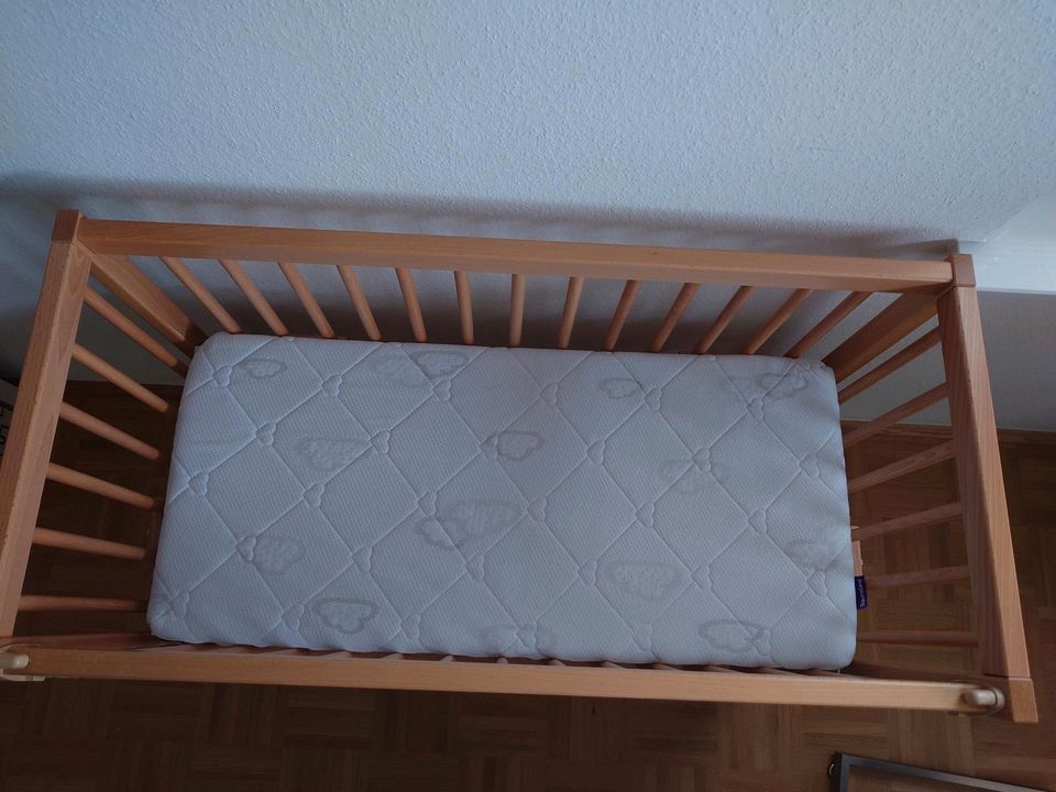 Beistellbett Tissi Liegefläche 90X40cm incl. Matratze u. 3 Bezüge in Jockgrim