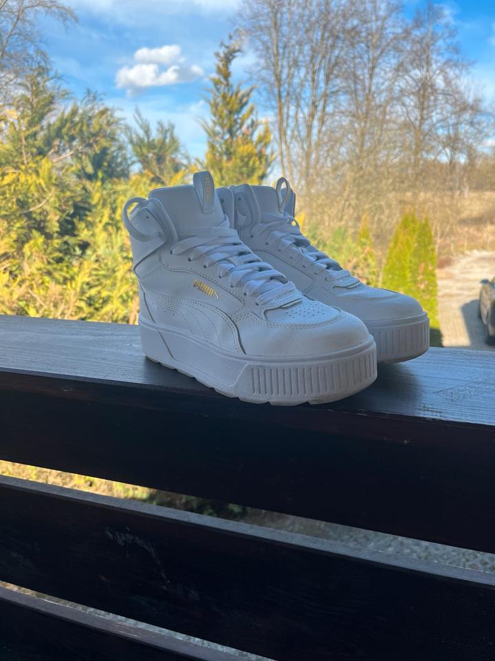 Puma Plateau Sneaker Karmen Rebelle Mid Weiß Gr. 38,  7,5 in Weßling