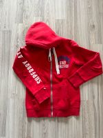 Hoodie Sweatshirtjacke rot weiß Superdry 34 36 XS S Niedersachsen - Delmenhorst Vorschau