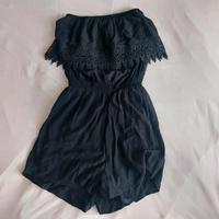 jumpsuite S neu schwarz trägerlos kurz shorts Hannover - Südstadt-Bult Vorschau