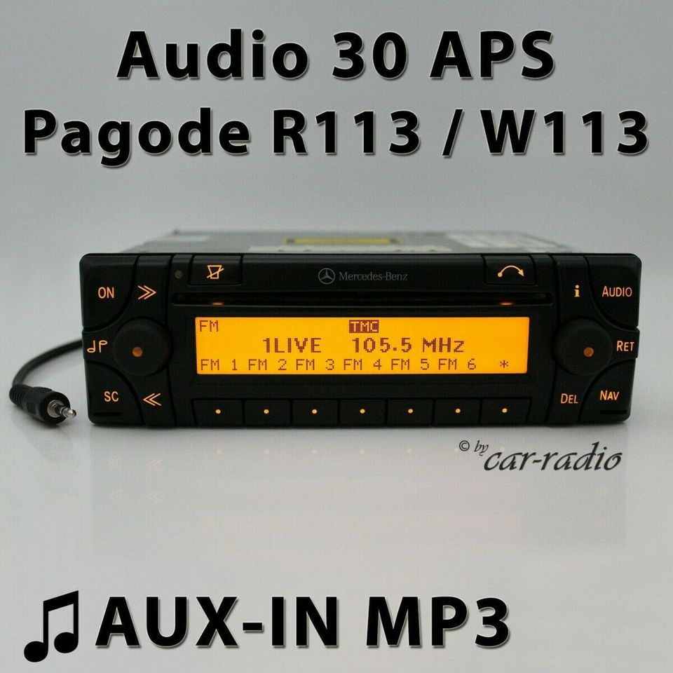Mercedes Audio 30 APS AUX R113 Pagode Navigation SL-Klasse W113 in Gütersloh