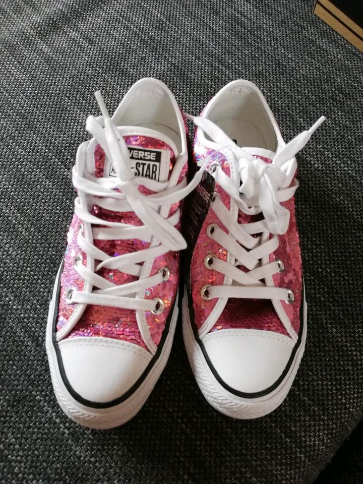 Pailletten Converse Chucks 36 in Bietigheim-Bissingen