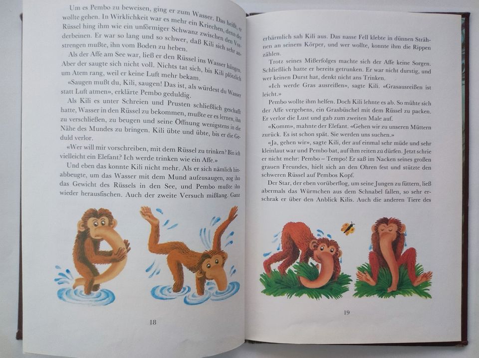 Kili der Rüsselaffe Ein Urwaldmärchen DDR Kinderbuch von 1982 in Möser