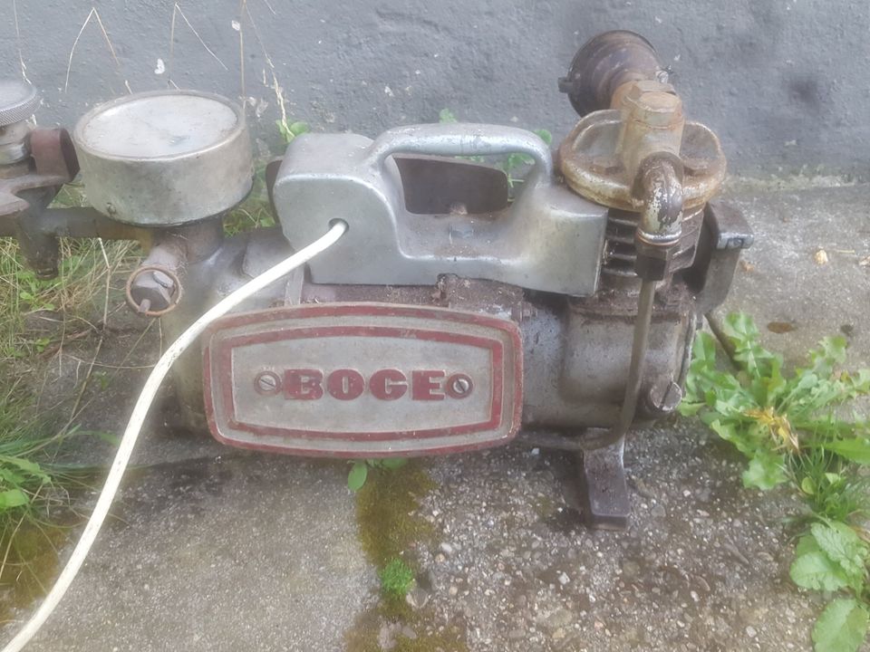 Boge SD 3 Kompressor Vintage-Antik für die Oldtimer Werkstatt in Düsseldorf
