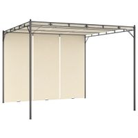 Gartenpavillon mit Seitenvorhang Pergola 3x3x2,25 m Creme Bayern - Bad Kissingen Vorschau