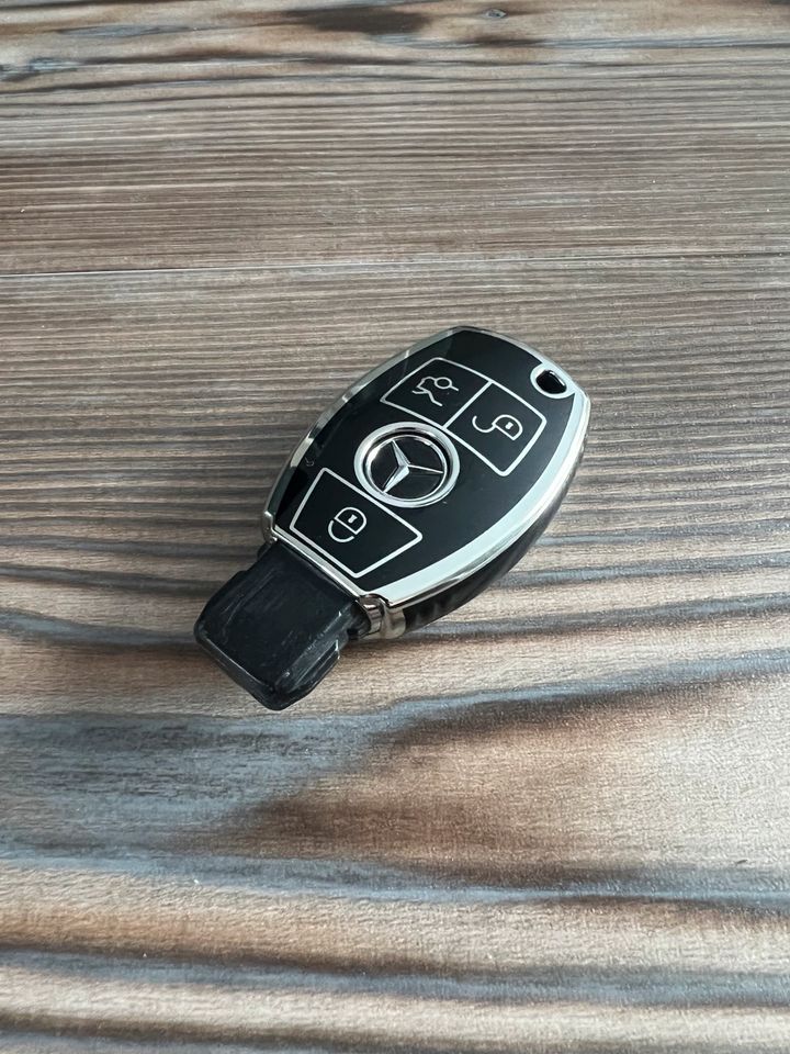 Mercedes Schlüssel Hülle Schwarz Autoschlüssel W211 W204 W176 A C