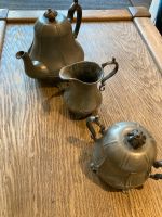 Antike Sheffield schwere Zinn Teekanne, Milchkanne , Zuckerdose Bonn - Beuel Vorschau