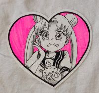 Sailor Moon Anime Kunst Bild Zeichnung Bayern - Weilheim i.OB Vorschau