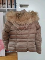 Jacke Hallhuber 36 S beige Gold Fellkapuze Bayern - Jesenwang Vorschau