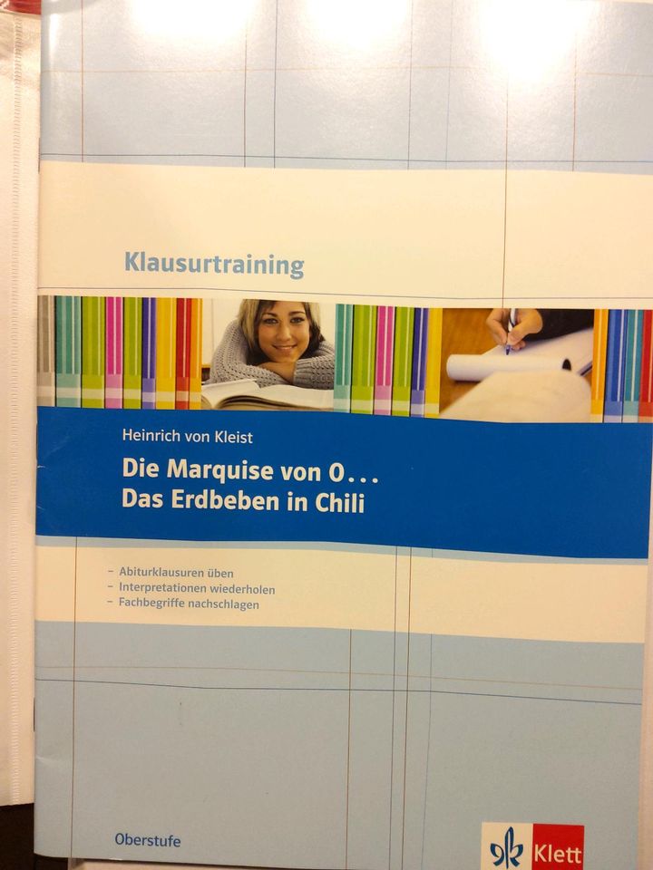 Deutsch Abitur Marquise von O,  Klausurtraining Erdbeben in Chili in Zülpich