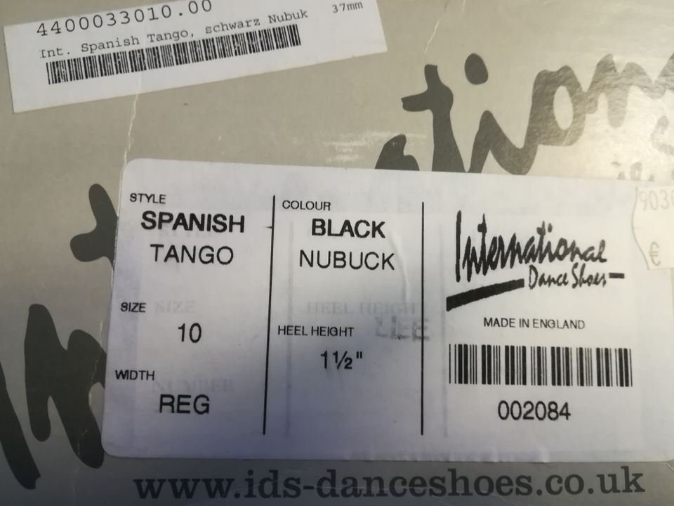IDS Herren Lateinschuh Spanish Tango Nubuck Tanzschuhe in Koblenz