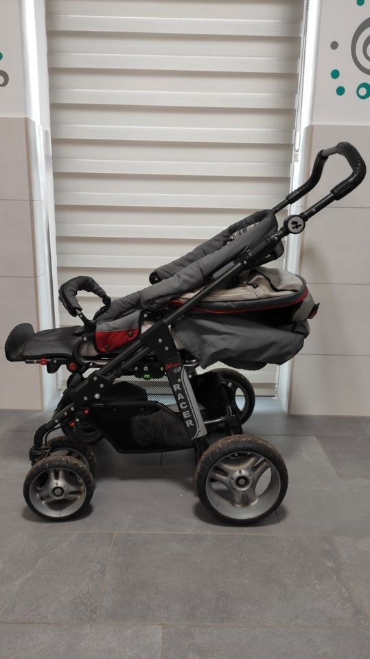 Hartan Racer Kombi Kinderwagen mit viel Zubehör in Kürten