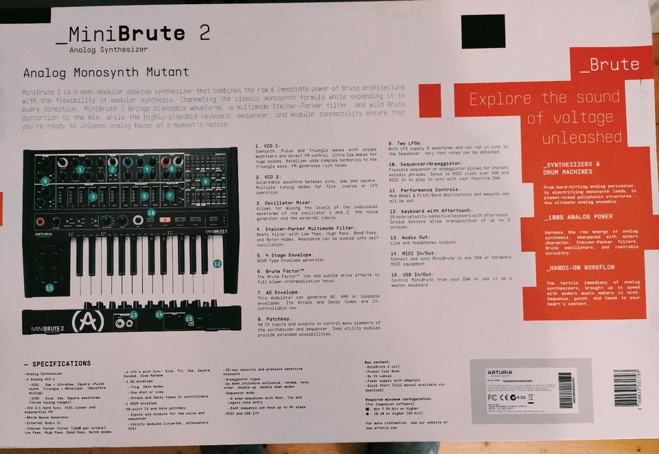 Auturia Minibrute 2 Analog Synthesizer in Hannover