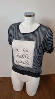 T-Shirt Tom Tailor Denim Gr. S grau schwarz weiß gestreift Nordrhein-Westfalen - Schermbeck Vorschau