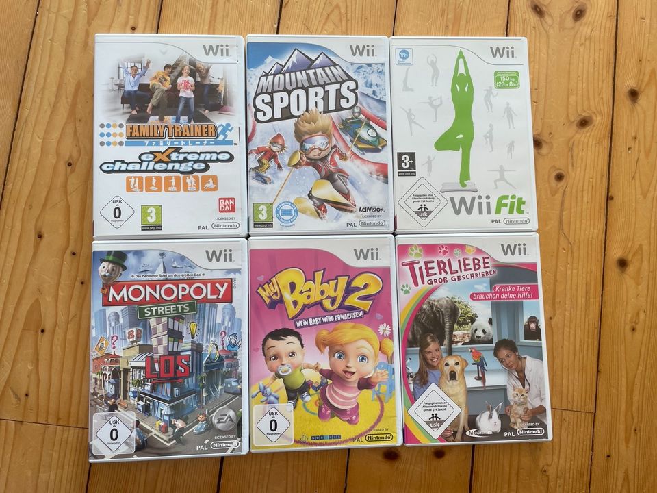 **Nintendo Wii + Spiele + Zubehör** in Kleve