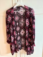 Leichter Cardigan Strickjacke offen mit verspieltem Muster in S Bayern - Kempten Vorschau