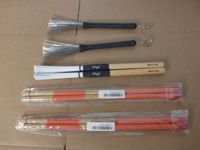 drum brush 4x pair set rubber traditional + Stagg nynol + bamboo Essen - Essen-Werden Vorschau