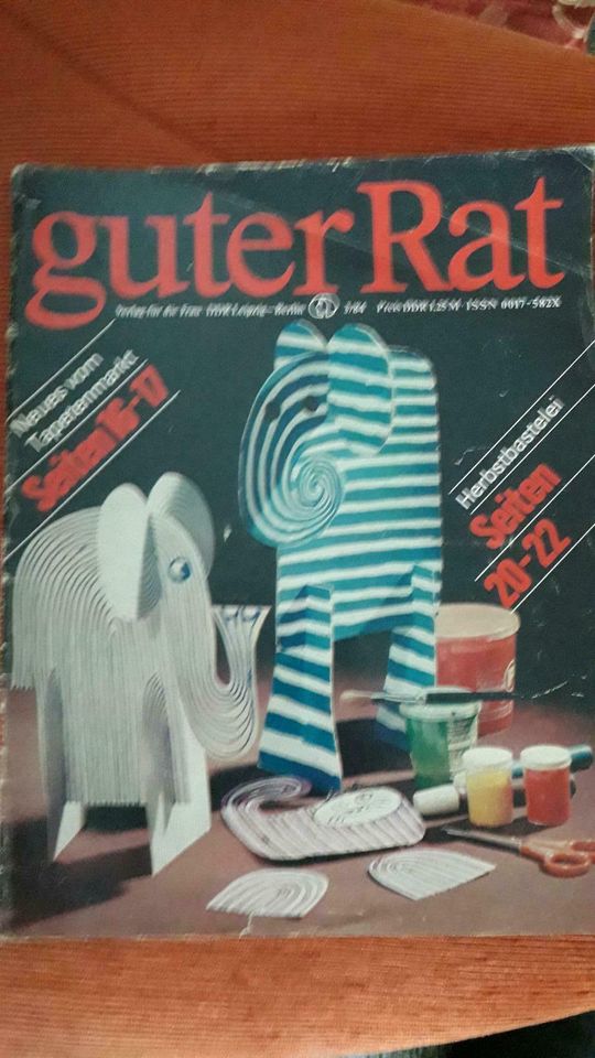 Zeitschrift : DDR / GUTER RAT 3/84 in Dresden